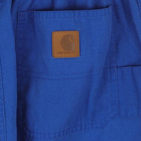 Carhartt Men's Medium Blue Multi-Cargo Ripstop Straight Leg Scrub Pants - Picture 5 of 10